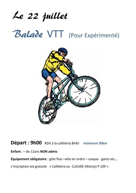 Balade VTT Balade VTT