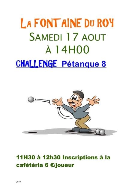 Challenge Pétanque 8 Challenge Pétanque 8
