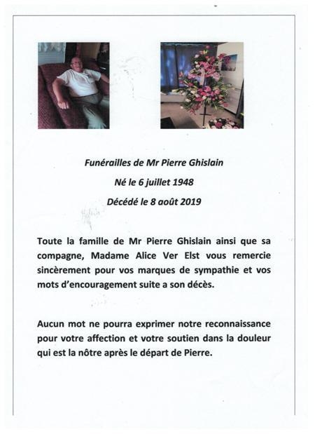 Remerciement Remerciement