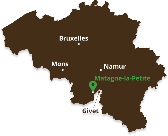 carte de la Belgique